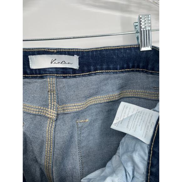 KanCan Women’s Distressed Button Fly Skinny Jeans Size 31 - Picture 6 of 9